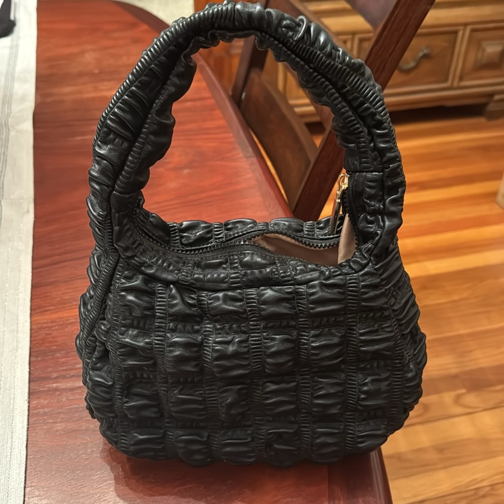 Jason Wu Purse Fay Baguette Quilted Bag Black Bubble Designer Single Handle